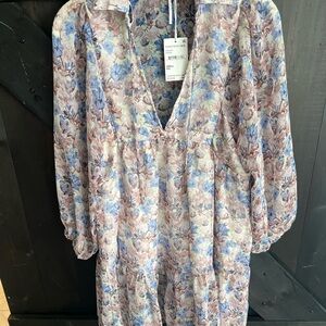 Nordstrom Bluebell Floral Dress